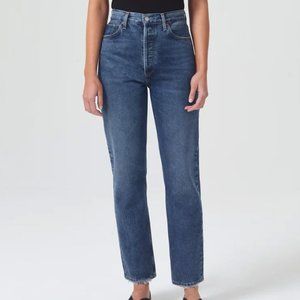 Agolde 90's Pinch Waist High Rise Straight Jeans 25